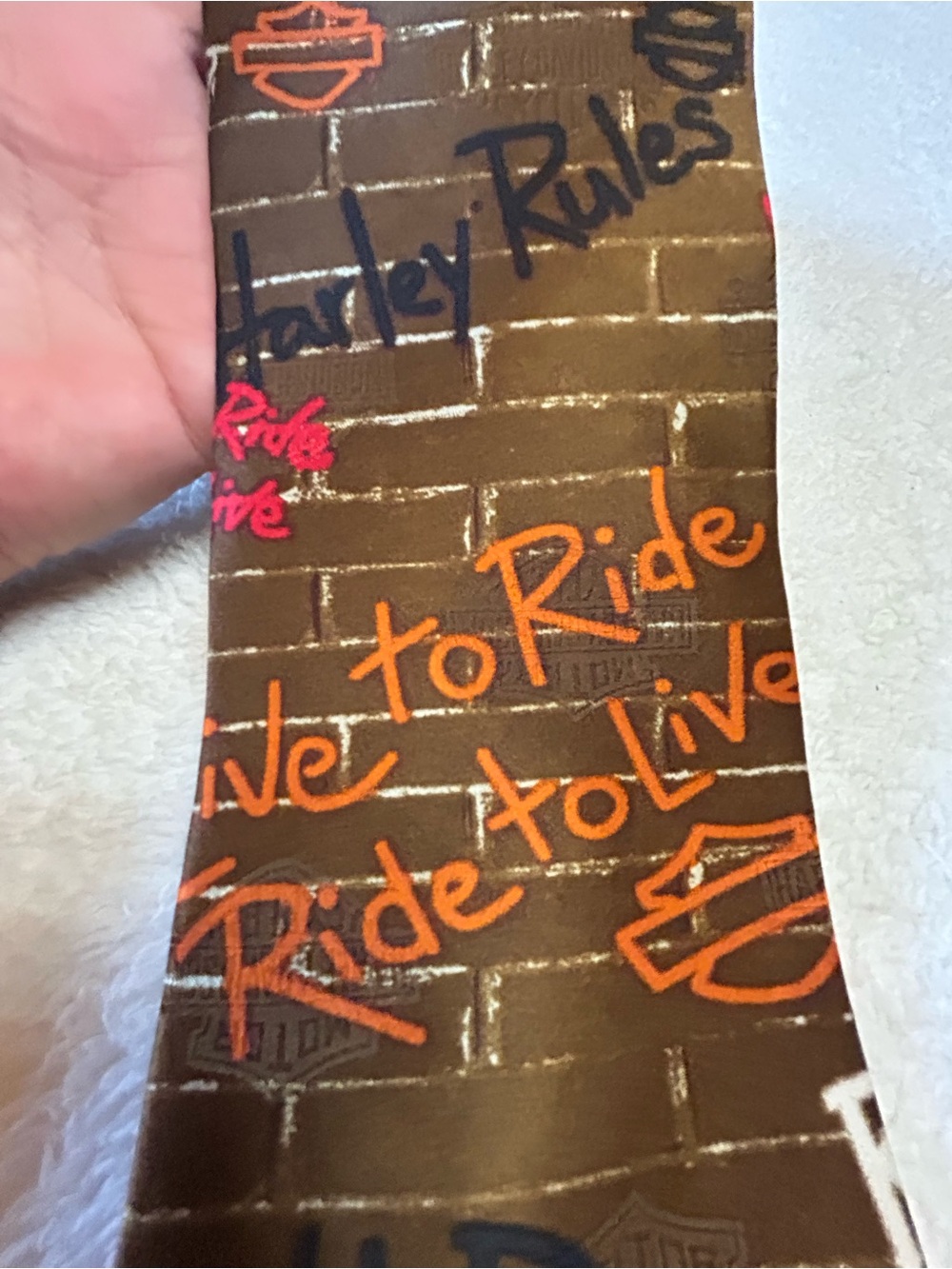 Vintage Harley-Davidson Necktie
